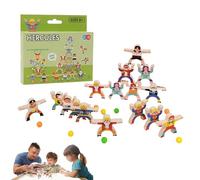 Generisch Stacking Game | Interactive Stacking Toy - Interactive Stacking Toys - For Girls, Children, Adults, Teenagers, Home, On the Go and Nursery