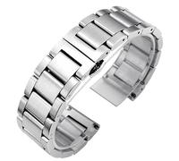 Generisch Stainless Steel Bracelet 3-Hand Watch Straps Folding Clasp Replacement Strap 18 mm 20 mm 22 mm 24 mm Polished Matt for Watches