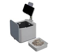 Generisch Stand for Mobile Phones, Adjustable and Foldable Stand, Mobile Phone Shelf with Rubbish Bin for Live Streaming Video and Teenagers, Men, Women, Home, Office, Desk, Table, Living Room
