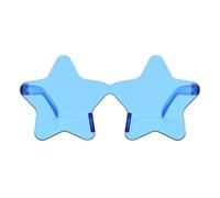 Generisch Star-shaped sunglasses, stylish pool glasses, photo box frames, for music festivals, Halloween, parties, concerts, holidays, everyday life, Christmas, women, men, blue, Siehe Beschreibung