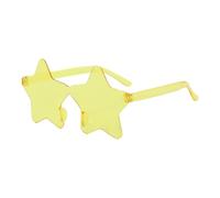 Generisch Star Sunglasses for Women | Sunglasses | Photo Box Frames - for Music Festivals Halloween Parties Concerts Holiday Everyday Christmas Women Men, yellow, Siehe Beschreibung
