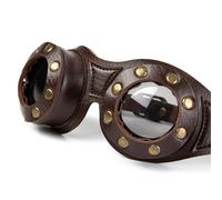 Generisch Steampunk Safety Glasses - Special Gift Vintage Goggles with Gears and Retro Design - Perfect for Costume, Cosplay, Festival or Fancy Dress - Adjustable Strap, Unisex Accessories