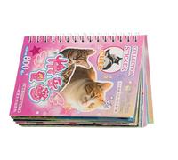 Generisch Sticker Book - Cute Scrapbooking Toy | Aesthetic Stickers for Cats and Dogs | Activity Gift for Kids for and Girls, Home, Parent-Child Interaction, Birthday, W