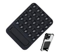 Generisch Sticky Phone Grip | Strong Grip Mobile Suction Mount | Durable Magnet Silicone Portable Holder Stand | Hands-Free Selfie/Video for Influencer/Creator, Women Girl Teen Gift White