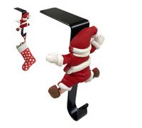 Generisch Stocking Holder for the Mantle - Fireplace Holder No Drilling, Christmas Fireplace Hook | For Christmas Wreaths Holidays Home Seasonal Event Family Reunion Theme Party