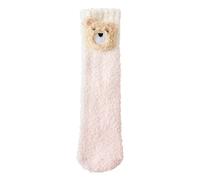 Generisch Stockings Fashion Pattern Cartoon Christmas Print Thick Comfortable Socks Winter Cotton Socks Men 43 46, pink, One Size