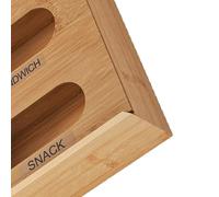 Generisch Storage Bag 4 in 1 Reusable Container | Storage Organiser for Kitchen Drawer for Freezer Bags Sandwich Snacks Storage Cabinet Bathroom