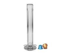 Generisch Storage of Coffee Pods, Coffee Pod Holder for Counter, Storage Stand Coffee Pods, 360 Degree Rotating Metal Coffee Bar Organiser Rack for 40 Pads