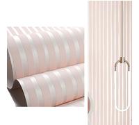 Generisch Striped Wallpaper | Non-Woven Back Coating Self-Adhesive | Waterproof Desk Wallpaper | For Furniture Bedroom Living Room Apartment Hotel
