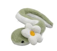 Generisch Stuffed Toy Snake - 14.96 Inch Small Green Plush Snake, Soft Cuddly Toy, Wrap-Around, Table Decoration, Year of the Snakes Mascot Doll for Children and Girls