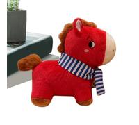 Generisch Stuffed Toy - Standing | Mascot 2026 - Chinese Standing Horse Mascot 2026 - Effective Decoration Thanks to Traditional Design Quality Design Art Accessories Safe Handy Figure