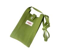 Generisch Stylish Knitted Shoulder Bag with Cute Design Small Cell Phone Bag for Students, Army Green, standard size, Rucksack Backpacks