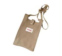Generisch Stylish Knitted Shoulder Bag with Cute Design Small Cell Phone Bag for Students, khaki, standard size, Rucksack Backpacks