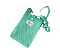 Generisch Stylish Knitted Shoulder Bag with Cute Design Small Cell Phone Bag for Students, Mint Green, standard size, Rucksack Backpacks