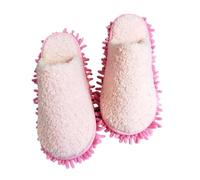 Generisch Stylish Slippers for Winter Soft with Thick Removable Cleaning Slippers Comfortable Home Women's Slippers Warm Leisure Shoes, pink, Medium