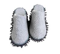 Generisch Stylish Slippers for Winter Soft with Thick Removable Cleaning Slippers Comfortable Home Women's Slippers Warm Leisure Shoes, gray, Medium