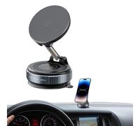 Generisch Suction Cup Mobile Phone Holder - Foldable 360° Rotation Function - Strong Magnetic Car Mobile Phone Holder for SUV Truck Saloon Dashboard Windscreen Travel Drives On The Go