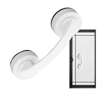 Generisch Suction Handles for Shower, Glass Door and Window Handles, Strong Grip for Pressing, Pulling, No Drilling, Removable Wall for Kitchen Mirror, Fridge, Cabinet, Bathroom with Secure Adhesion