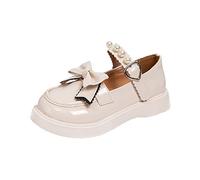 Generisch Summer 2026 Girls Sandals for - High Quality Leather Shoes for Occasions Everyday Perfect Companion for School Party Wedding, White, 10 UK Child
