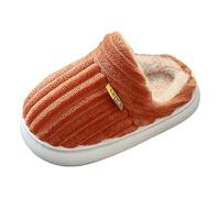 Generisch Summer 2026 Product Category Girls Slippers - The Perfect Slippers for Warm Non-Slip Cotton Plush Slippers for Versatile Vertical Structure Comfortable Inner Lining, orange, 13 UK Child