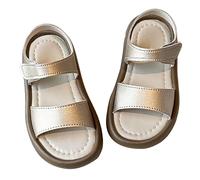 Generisch Summer 2026 Sandals for Lightweight Soles, Comfortable Beach Shoes, Perfect Everyday Companion for Boys and Girls, from Spring to Without - Size Details, gold, 8 UK Child