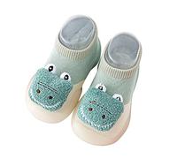 Generisch Summer Baby Trainers with Dinosaur Design for Toddlers, Comfortable Breathable Sole, Easy-Care Materials, Ideal for First Steps, Green, 6 UK Child