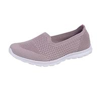Generisch Summer Shoes Women's Diabetic Shoes Wide Foot Mesh Breathable Width Adjustable Lightweight Barefoot Shoes Elegant and Comfortable Running Shoes Soft Long Standing Highly Elastic, purple, 8