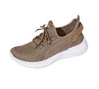 Generisch Summer Shoes Women's Diabetic Shoes Wide Foot Mesh Breathable Width Adjustable Lightweight Barefoot Shoes Elegant and Comfortable Running Shoes Soft Long Standing Highly Elastic, brown, 5 UK