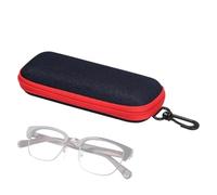 Generisch Sunglasses Case | Jeans Design For Glasses Protective Box | Hard Shell Glasses Storage Box - For Men Women Girls Teenagers Home Travel Business Trip Outdoor, red, Siehe Beschreibung