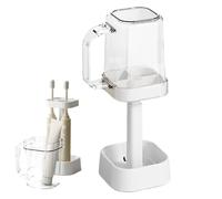 Generisch Support Étanche - Organisateur Salle De Bain | Porte-brosse À Dents. Support Portable Imperméable Avec 3 Emplacements Et Poignée Pour Bain Et Salle De Bains