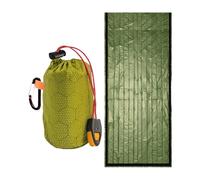 Generisch Survival Sleeping Bag, Waterproof Camping Bag, Lightweight Thermal Blanket, Compact Hiking, Insulated Equipment for Backpacking, Trekking, Outdoor Adventure, 83.86 x 35.83 Inches