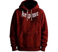 Generisch Sweat Jacket Men's Halloween Hoodie Bloody Print Pullover Casual Loose Fit Sweatshirt Warm Comfortable Streetwear Gothic Style Sports Jumper Men, a, 3XL