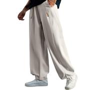 Generisch Sweatpants Men's Oversize, Sports Trousers Men's Long, Training Trousers with Drawstring Jogging Bottoms with Pockets Sweatpants Lightweight Leisure Trousers Breathable Work Trousers Outdoor