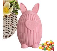 Generisch Sweet Bowl - Cute 3D Printed Box In The Shape Of An Easter Bunny - Decorative Candy Bowl | For Parties Home As Well As For Table Kitchen Holidays Snacks Sugar