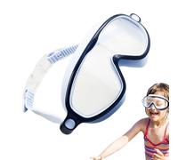 Generisch Swimming Goggles for Children - UV Protection Silicone Children's Pool Swimming Goggles Waterproof Diving Goggles with Wide Angle Transparent Glass for Girls in the Outdoor Pool and Water