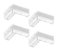 Generisch Table Edge Protectors, Baby Corner Protectors, Children's Corner Edge Protection, 4 Pieces Corner Guards, Furniture Corners and Baby Proof Corner Lids for Table Edges, Furniture and Wall