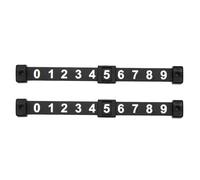 Generisch Table Hockey Score Counter - 2 Pieces Table Football Indicator | PP 7.09 x 0.79 x 0.43 Inch Football Scoring Tool 10 Number Scorekeeper for Board Games Table Fun Games Sports