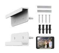 Generisch Tablet Wall Mount - Self Adhesive Tablet Holder, Laptop Tray | Practical Support for E-Readers, Tablets, Smartphones, Wall Mounted Storage Solution for Home, Office