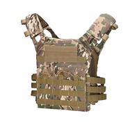 Generisch Tactical Vest Lightweight Quick Release Vest Airsoft Vest for Outdoor Paintball Shooting War Game Camo Breathable Combat Training Vest Outdoor Adjustable Nylon Vest for Unisex, camouflage