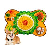 Generisch Tapis Chien Renifleur | Tapis Alimentation Lente Chiot | Coussin Puzzle Interactif Pour Chiens | Nourriture Animaux de Compagnie Anti Stress Éducatif Stimulation Olfactive
