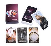 Generisch Tarot Cards for Beginners, Portable Strategic Board Games with 78 Cards, Pretty Tarot Cards for Prayer, for Children, Women, Game, Girls, Men, Halloween