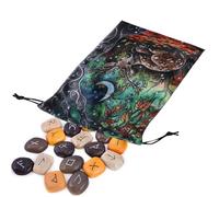 Generisch Tarot Deck Bag - Velvet Tarot Bag with Animal Print | Drawstring, Portable Double-Sided Storage Compartment for Crystals, Jewellery & Cubes, Sxf09#, see description, See description