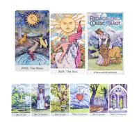 Generisch Tarot Deck Portable Tarot Deck Board Game with 78 Cards