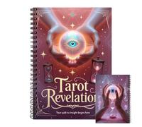 Generisch Tarot Notebook | A5 Journal Notepad - 50 Pages Tarot Guide | For Office Men Beginners Halloween Meditation and Learning