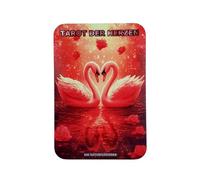 Generisch Tarot of the Hearts, 78 Cards, Love Oracle, German, 11 x 7.5 cm, with Organza Pouch