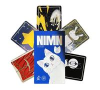 Generisch Tarot Reading Deck, Cat Theme Cards, 78 Piece Fortune Set, Beginner Guidance Tool Spiritual Meditation Kit for Home Travel Party Decision Making Future Planning Group Use Kit System