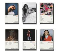 generisch Tate McRae Poster (Set of 6) Music Album Cover Signed Limited Canvas Poster Unframed: 8 x 12 inches (20 x 30 cm)