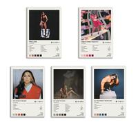 generisch Tate Poster McRae Album Cover Limited Edition Posters (Set of 5) Unframed 8 inch x 12 inch (20 x 30 cm) Room Aesthetic Scannable Song Code Music Posters