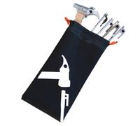 Generisch Tent Stake Bag - Earth Pegs Bag - Oxford Fabric Organiser with Drawstring for Hammock Awning Backpacking Snow Sand Guy Ropes, Medium, see description, See description