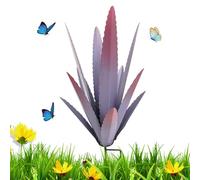 Generisch Tequila Rustic Sculpture, 45cm Metal Agave Plant, Hand Painted Rustic Home Decor, Garden Ornaments for Home Yard, Outdoor Decoration